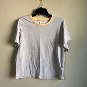 Grey State size 4 short sleeve top